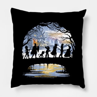 The Fellowship of the Dungeons Pillow
