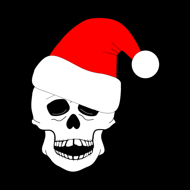 SKULL Christmas Hat. by SartorisArt1