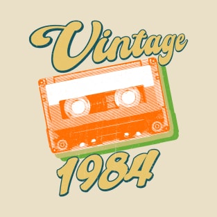 Vintage 1984 Retro Cassette T-Shirt