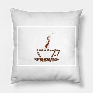 Coffee mug with coffee aroma Pillow