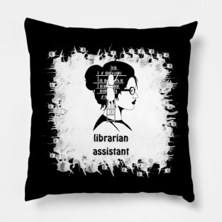 A Day in the Life of a Librarian Assistant Pillow