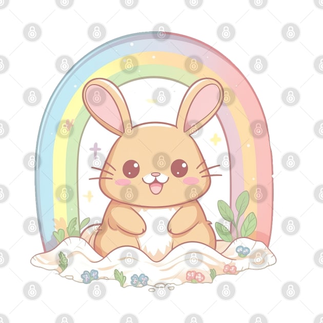 Cute Kawaii Bunny Rabbit by Kawaii Cuties