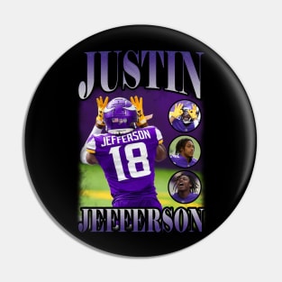 BOOTLEG JUSTIN JEFFERSON Pin