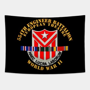 554th Engineer Battalion w SVC WWII Tapestry