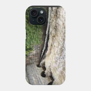 Stone Bridge Over a Flooding River in the Woods Phone Case