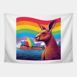 Gay Pride Kangaroo (Sydney, Australia) Tapestry