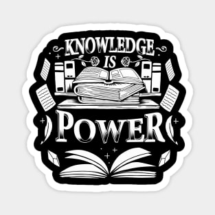 Knowledge is power Magnet