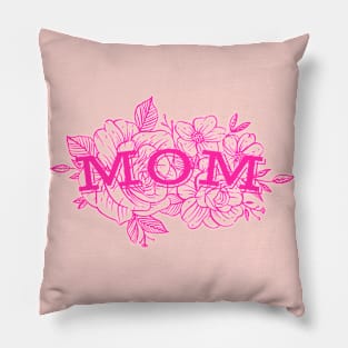 Mom Floral Pillow