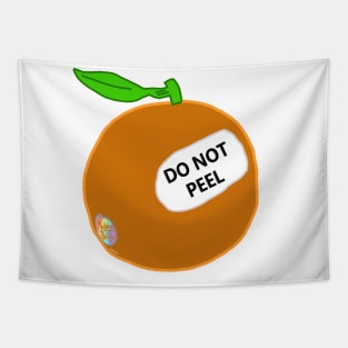 Do Not Peel the Badly Drawn Orange Tapestry