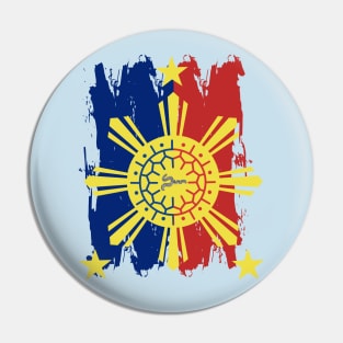 Philippine Flag / 3 Stars & Sun / Baybayin - NGA Pin