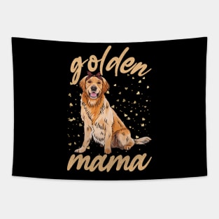 Golden Mama.. Golden retriever lovers gift idea Tapestry