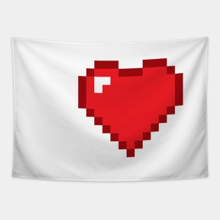 Pixel Heart Tapestry