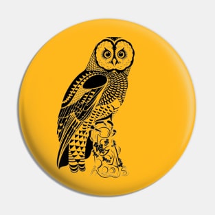 Royal Roots Spotted Owl Logo Pin