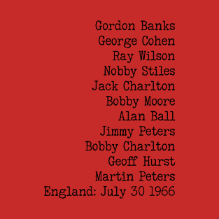 England World Cup Winners 1966 T-Shirt