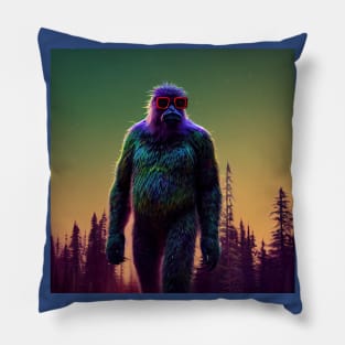 Dope Sasquatch in Nature Pillow