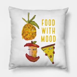 Food with an attitude Pillow