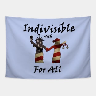 Indivisible with Liberty and Justice For All Tapestry