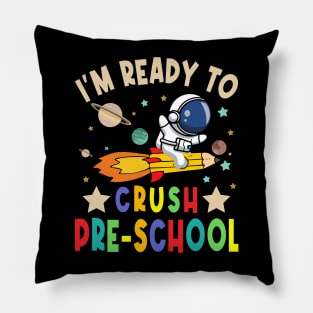 Ready To Crush preschool Boys Astronaut Back To School Pillow