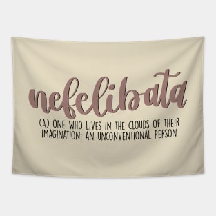 Nefelibata Aesthetic Word Definition Tapestry