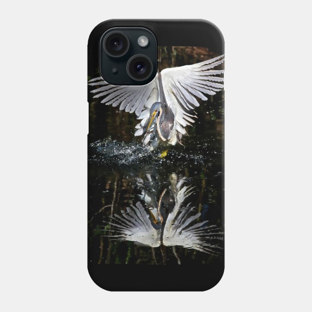 Reflected Heron Phone Case by SandroAbate