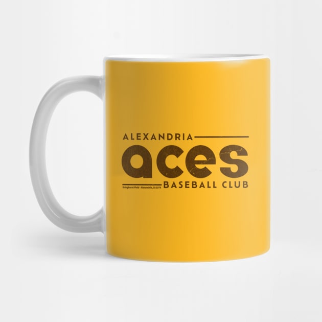 Defunct Alexandria Aces Minor League Baseball 1974 T-Shirt