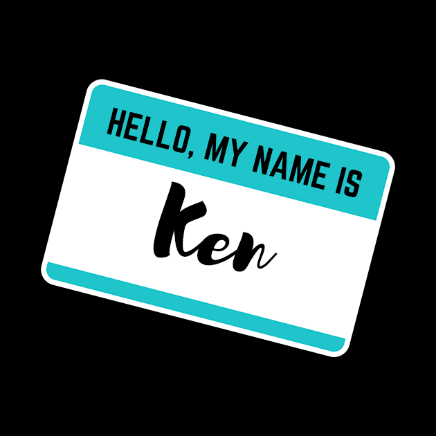 Hello My Name Is Ken by Word Minimalism