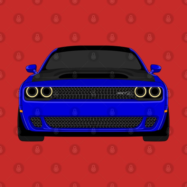 DODGE DEMON FRONT DARK-BLUE by VENZ0LIC