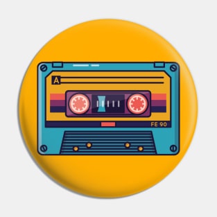 Cassette Music Tape Pin