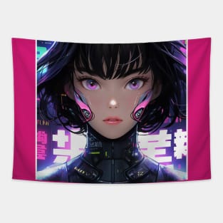 Anime Race Girl | High Quality Anime Artwork | Chibi Manga Anime Art Tapestry