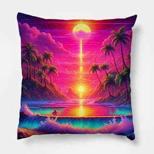 The Beach at the End of Time Pillow