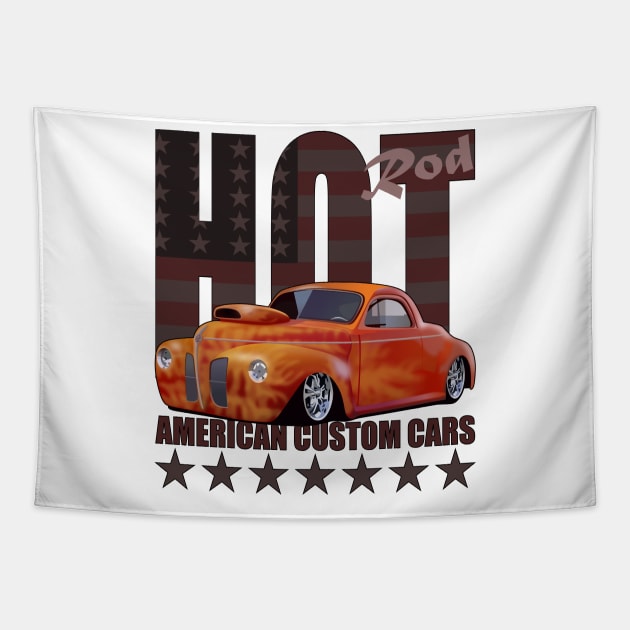 Hot Rod Tapestry by Akira31