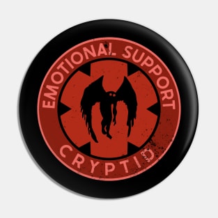 Emotional Support Mothman Pin