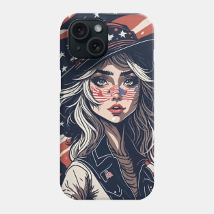 Patriotic Cat Mother Phone Case