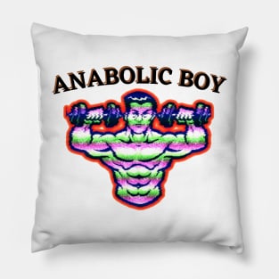 Anabolic Boy , Gym Time Pillow