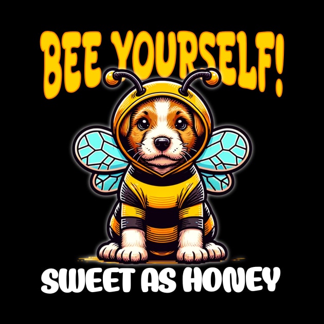 Bee Yourself! - Dog in Bee Costume by Pink & Pretty