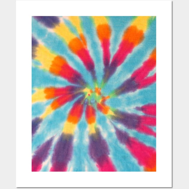 Spiral tie-dye technique