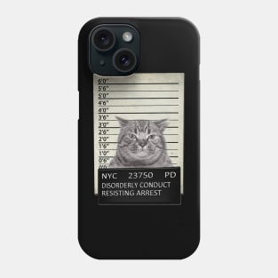 Cat Mugshot NYC Phone Case