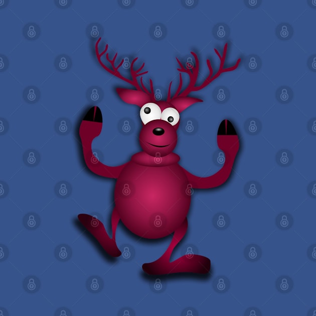 Merry Christmas Reindeer by holidaystore