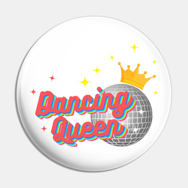 Dancing Queen with Crown Pin by KimLeex