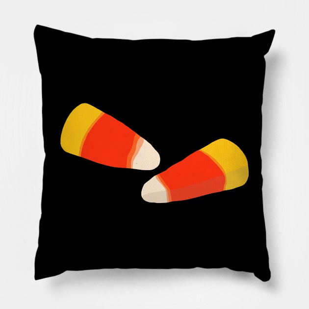 Candy Corn Pillow by ElviaMontemayor