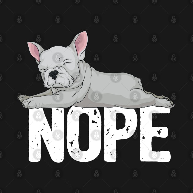 French Bulldog - Nope by Kudostees