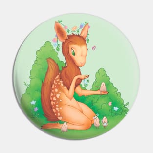 Cute forest creature Pin