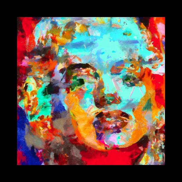 Marilyn Monroe Surreal Abstract by Knowlageboss
