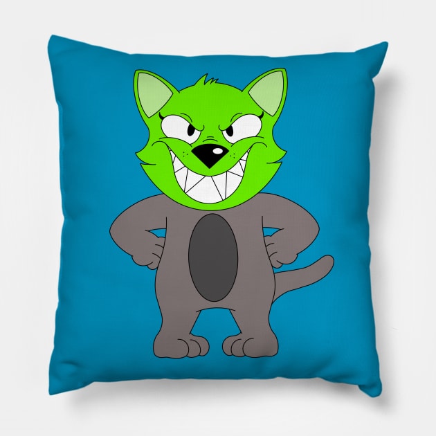 Kitty Mask Pillow by garciajey