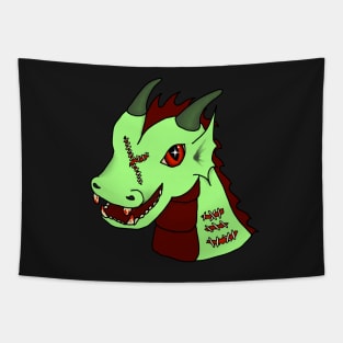 Cecily Zombie Dragon Tapestry
