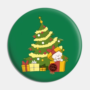 Dog Christmas Tree Pin