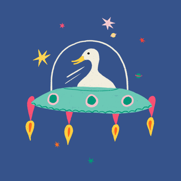 Discover Space Duck - Duck Astronaut - T-Shirt