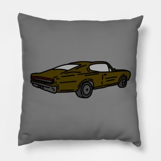 vintage muscle cars Pillow