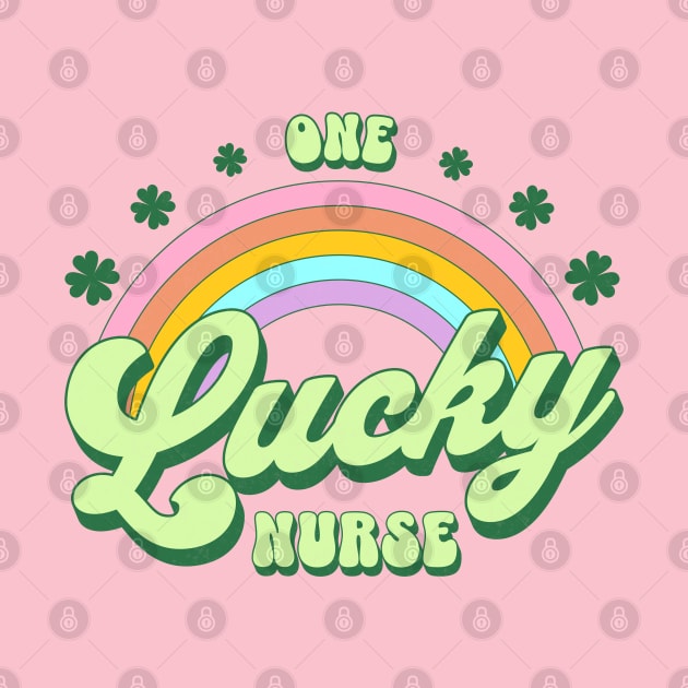 One Lucky Nurse St Patricks Day Kawaii Rainbow by PUFFYP