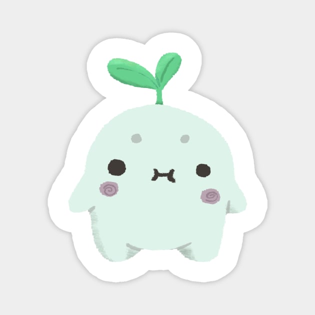 Sapling mandrake Magnet by IcyBubblegum